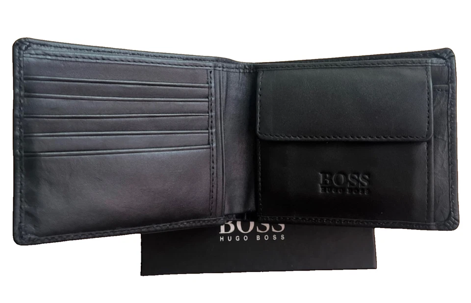 New Men's Hugo Boss  Genuine Leather Wallet for Credit Card, Notes & Coins - Image 2 of 4