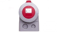 Feste Steckdose 5P 16A 400V Rot IP67 P17 Tempra Pro 555359