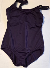 Land's End Purple Plum One Piece Swimsuit Women's Size 12, New Without Tags