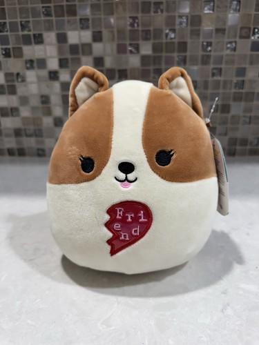 "Juguete de peluche Kellytoy Regina the Corgi Dog Squishmallow Bestie Squad 8""" - Imagen 1 de 4