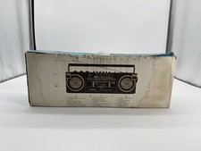 Vintage Nippon FS-877 Stereo Radio Cassette Recorder Boombox W/ Box - UNTESTED