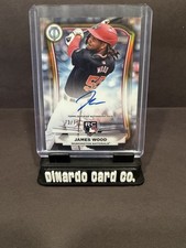 Topps Tribute 2025 League Inauguration Gold Auto /75 James Wood Nationals