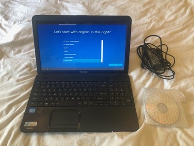 Toshiba Satellite C855 Laptop 6GB/500GB Intel Core i3 Windows 10, Good Condition