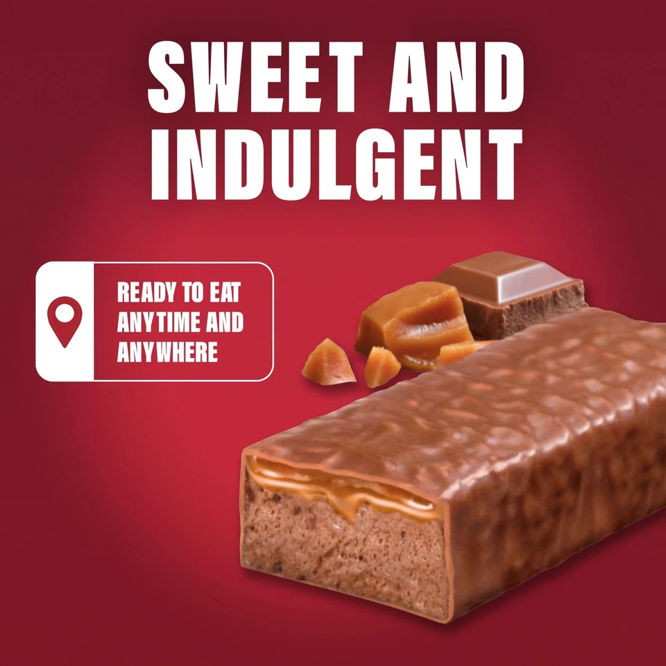 SlimFast Snack Bar, Low Calorie Snack, Choc Caramel Flavour, 30 X 26 G Multipack - Image 4 of 4