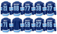 Custom Men's Blue 2026 Stadium Series Premium Stitched Hockey Jersey  s-3xl++
