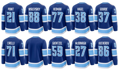 Custom Men's Blue 2026 Stadium Series Premium Stitched Hockey Jersey Sz XS-6XL