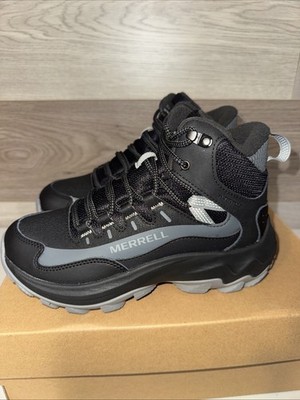 Merrell Women s  Thermo Chill 2 Mid Waterproof Boots Black size 6