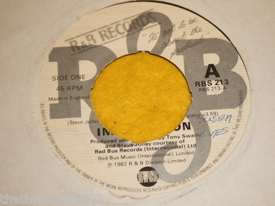 VINYL 7'' SINGLE - IMAGINATION - CHANGES - RBS 213