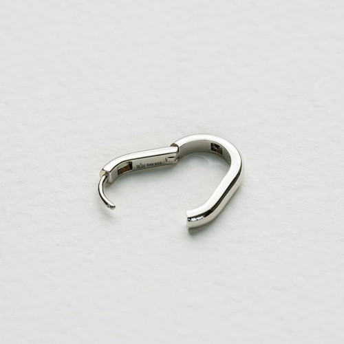 Solid 925 Sterling Silver/14K Gold Plated Brass Link Earrings Women Minimalist - Picture 7 of 10