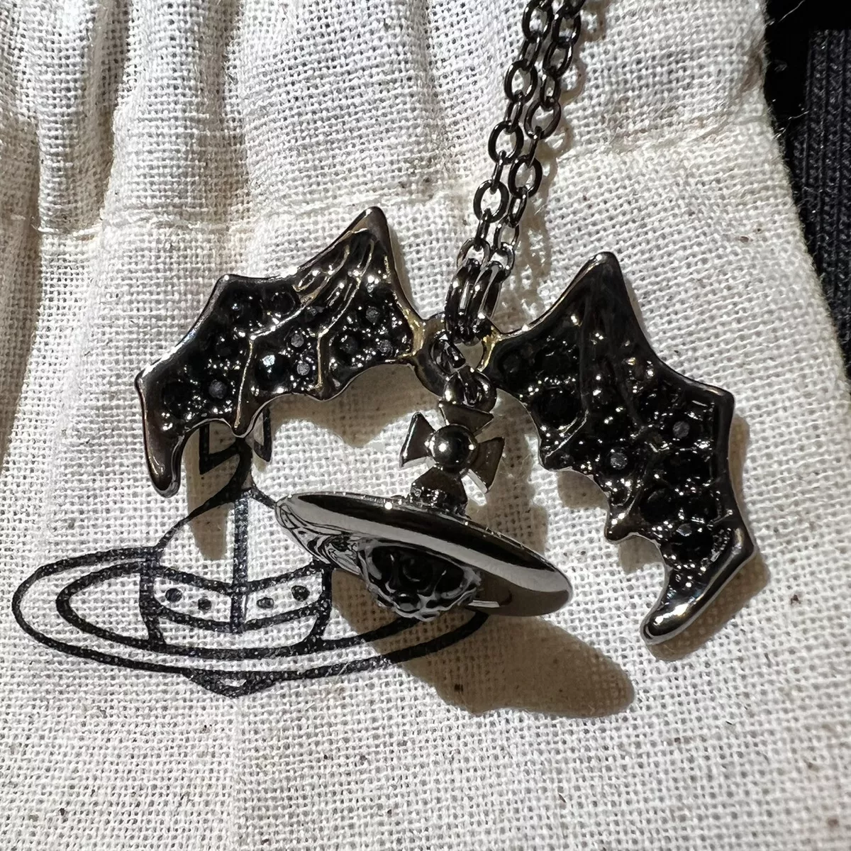Vivienne westwood bat best sale necklace