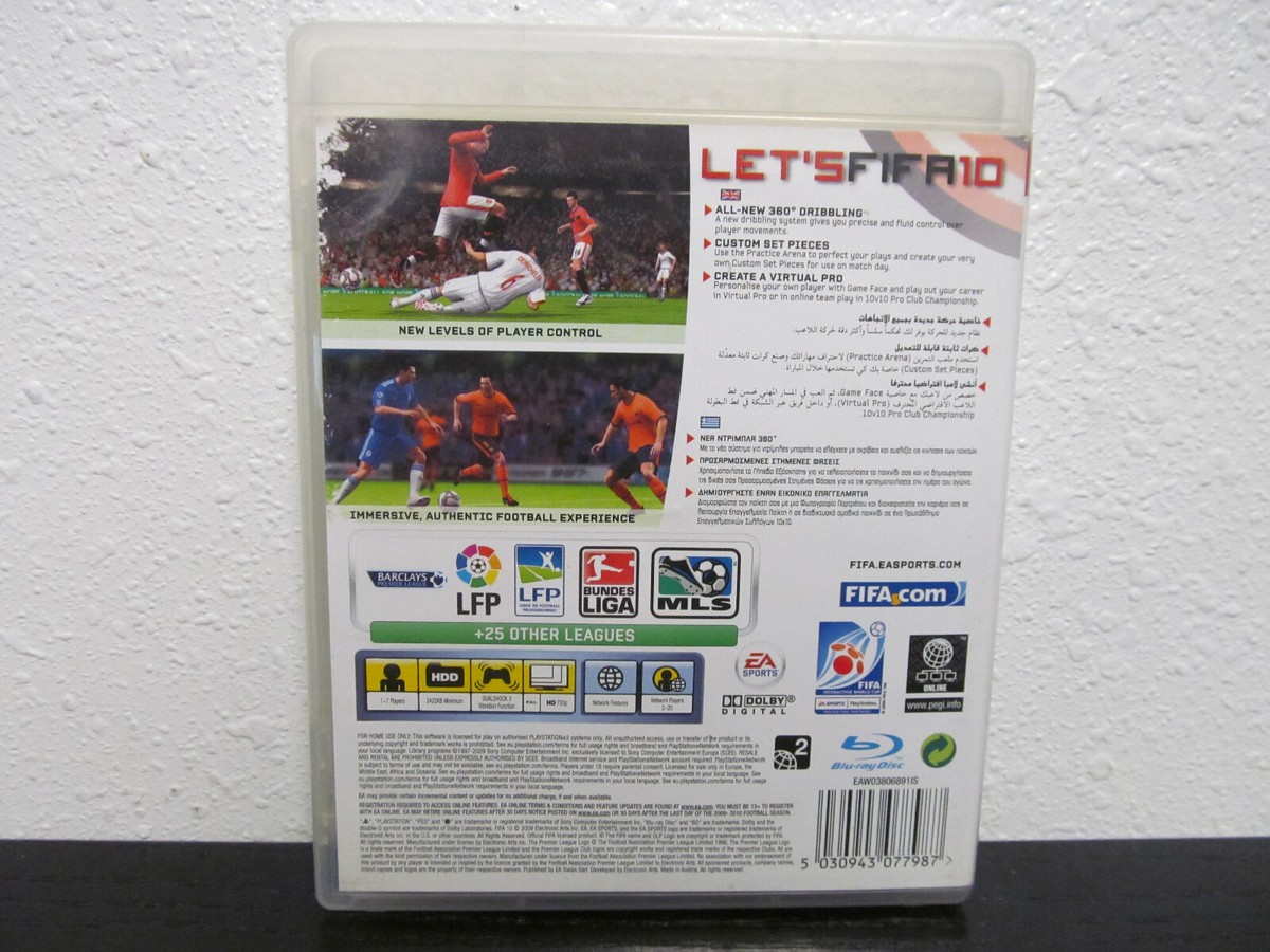 jeu FIFA 10 platinum PLAYSTATION 3 francais PS3 football 2010
