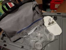 Momcozy Carry All Breast Pump Bag w/ Laptop Sleeve - GREY LARGE
