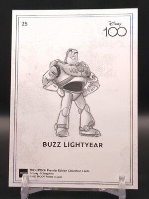 Buzz Lightyear #25 Disney 100 Collection Card Anniversary EPOCH