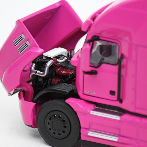Mack Anthem Pink Lady Sleeper w/ Trailer 1:50 Diecast Model First Gear 59-3423 - Picture 3 of 5