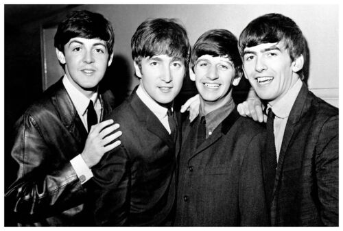 Affiche des Beatles 24 x 36 pouces photo rare impression d'art mural - photo de début de carrière - Photo 1 sur 5