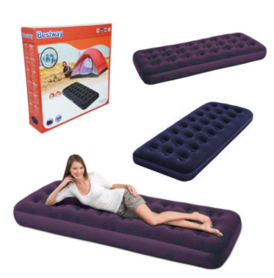 Inflatable Air Mattress Campingaz Airbed Quickbed Camping Mat Blow Up Bed for Indoor and Outdoor Use Flocked Air Bed