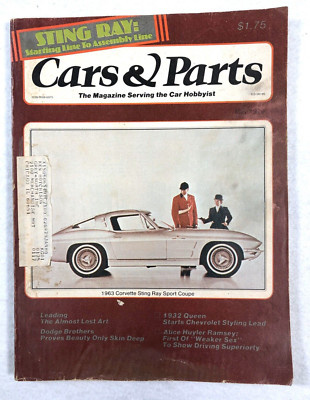 Vintage 1979 May Cars & Parts 1963 Corvette Sting Ray Car Hobbyist Magazine