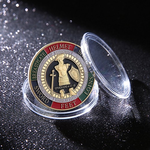 20PCS Put On the Whole Armor Of God Commemorative Challenge Coin Collect Coin - Picture 2 of 11
