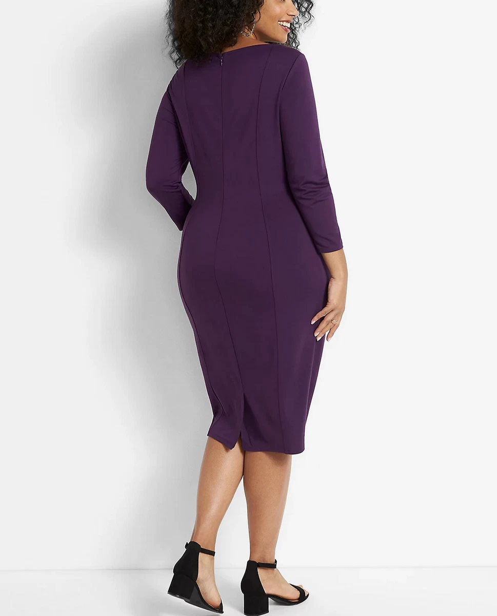 Lane bryant top purple dress