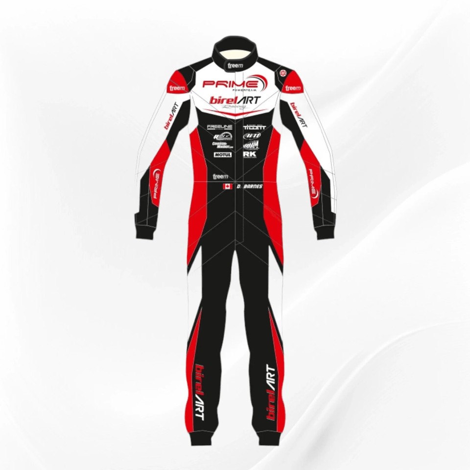 Combinaison de course Kart niveau 2 avec service payant et gants gratuits