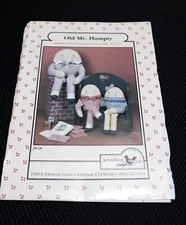 1986 Jenny Wren "Old Mr. Humpty" 21" and 13" Doll Patterns