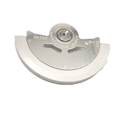 Metal Watch Automatic Hammer Rotor Pendulum Movement Replacement For NH35