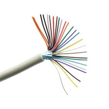 28AWG 25/C CMP Plenum Rated Double Shielded RS232 Data Cable 6.5FT DB25