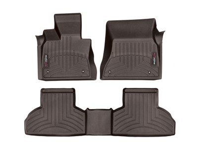 WeatherTech All-Weather Floor Mats compatible with BMW 325i, 328i, 335i, 128i - 1st Row (Driver & Passenger), Black