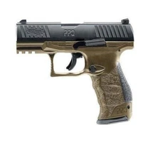 Factory Refurbished Umarex T4E CO2 Blowback Walther PPQ Blk/Tan .43 Cal Paintbal