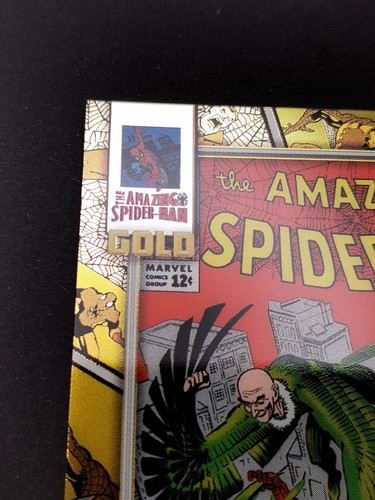 The Amazing Spider Man GOLD Topps Chrome Marvel 2024 Trading Cards - Foto 3 di 3