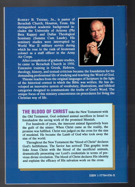 The Blood of Christ by Robert B. Thieme Jr. for sale online | eBay