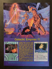 1995 GALACTIC EMPIRES Trading Card Game ~ Vintage Magazine Page PRINT AD