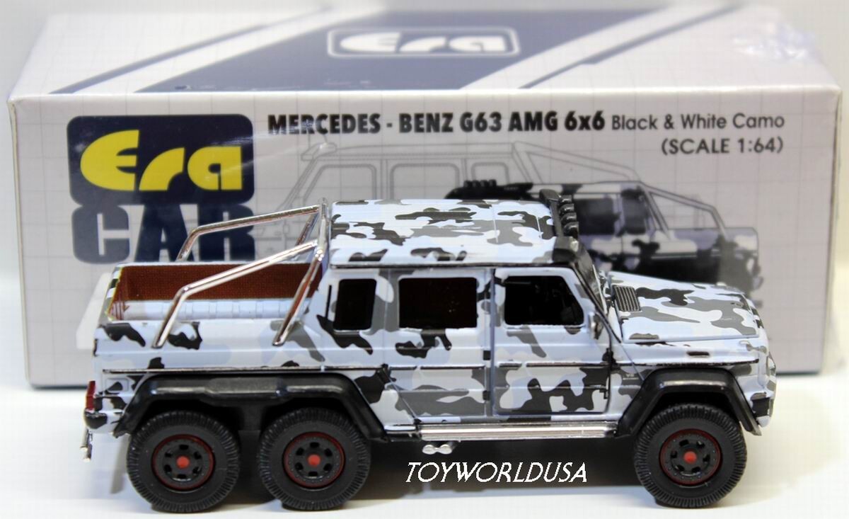 Era Car 1:64 Mercedes-Benz G63 AMG 6x6 Black & White Camo #45 | eBay