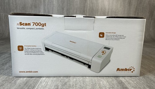 Ambir nScan 700gt Double Sided Direct Scanning NEW - Picture 2 of 5