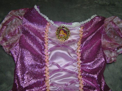 Disney Jakks Pacific Rapunzel Tangled Princess Girls 4-6X Dress Costume - Picture 3 of 6