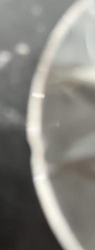 Crystal Clear Water Goblets Stemware Wine Glasses set of 8 Heavy 7.5" high VTG - Picture 10 of 10