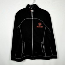 Nwt! Jagermeister Clique Black Full Zip Light Jacket Embriodered Women's Size L