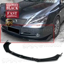 For Lexus ES350 08-2009 Glossy Black Front Bumper Lip Spoiler Splitter Body Kit