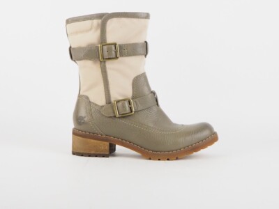 Timberland Earthkeepers Damen Stiefeletten 3840R Beige Grau Reißverschluss Boots