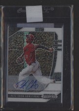 2020 Panini White Sparkle Prizm DP Fireworks Pete Crow-Armstrong RC AUTO 1/1