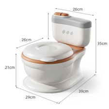 Toddlers Potty Seat PP And PU Comfortable Potty Training Toilet With Tissue CMVG