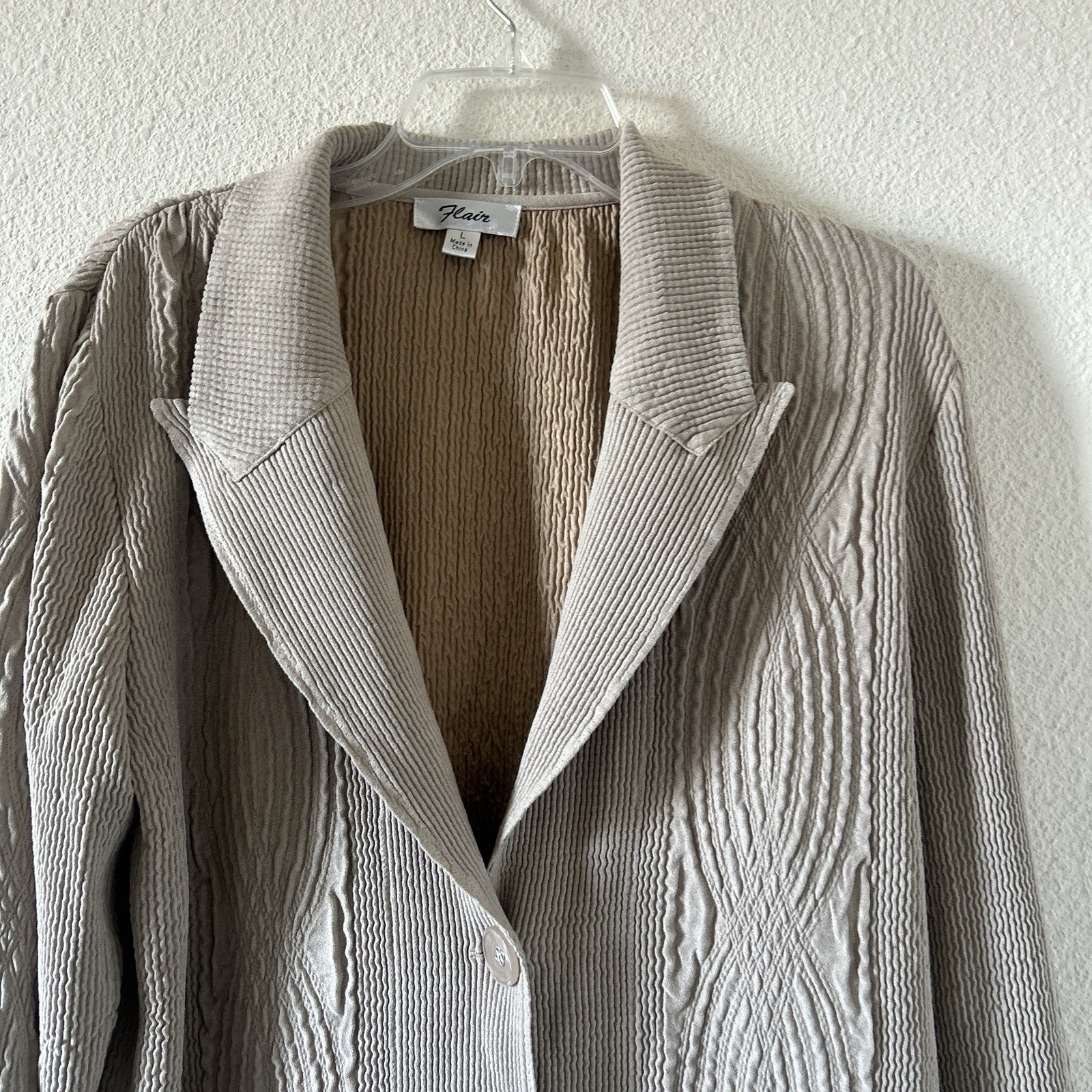 Flair 3D Texture Pattern Blazer Jacket Women’s La… - image 3