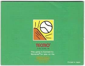 MANUAL ONLY Bad News Baseball (Nintendo NES, 1990) Authentic Complete Clean