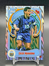 2022-23 Topps Fileteado Argentina Diego Maradona SILVER Tango REFRACTOR SSP