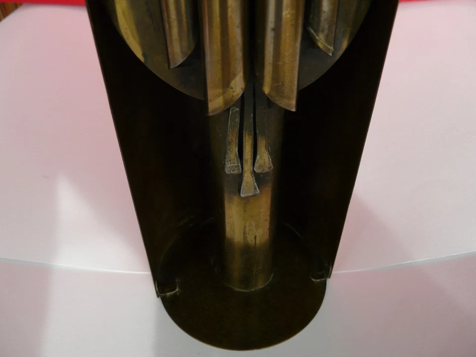 Chandelier oeuvre de CZESLAW PALCZEWSKI Pologne 1970 en metal - Photo 3/4