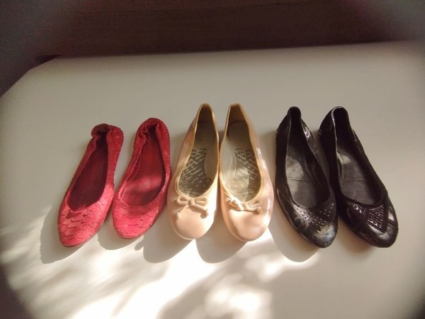 Women Heels Red Beige Black 37