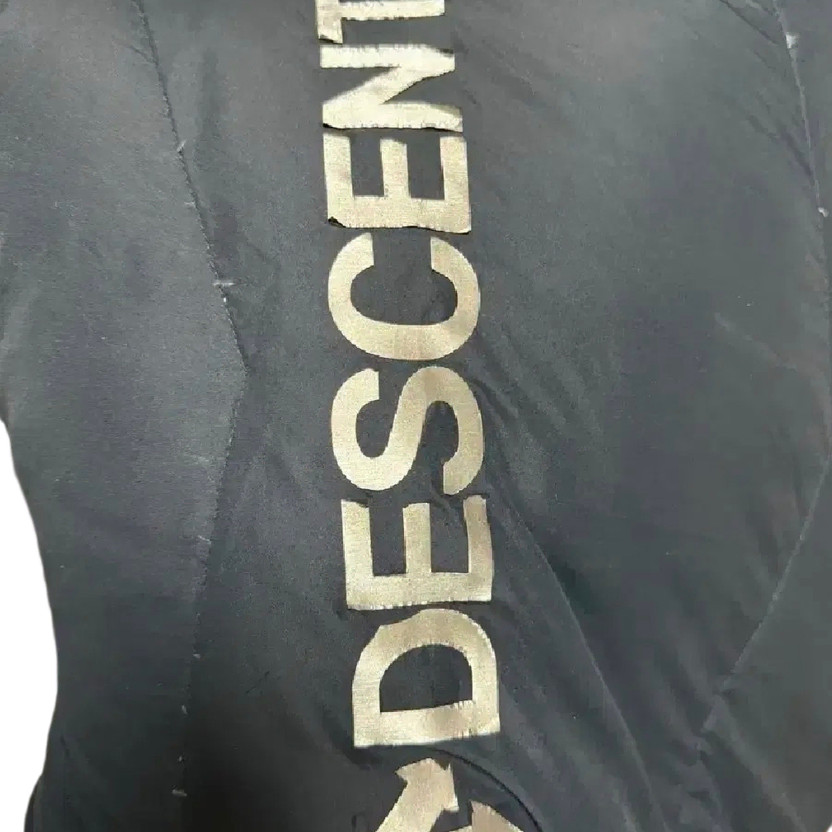 Descent Black Down Long Padding Jacket - Size 95,… - image 3