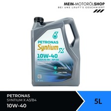 Petronas Syntium X 10W-40 A3/B4 API SN Motoröl 5 Liter