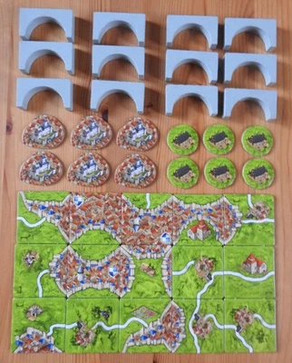 HANS IM GLÜCK Carcassonne – Castles & Bridges | Expansion 8 | 2025 (No Box) | New | Rules