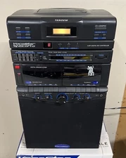 VocoStar by VocoPro Karaoke System VP-890G Microphones Cassette CD Deck TESTED